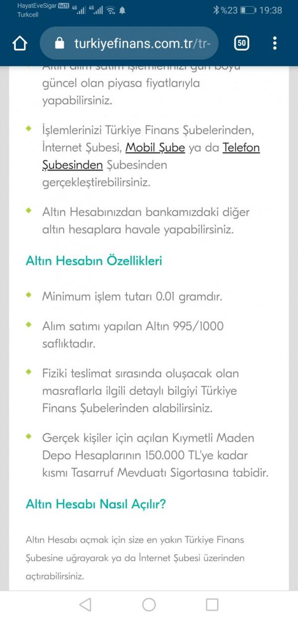 Turkiye Finans Altin Hesabi Nasil Acilir Kredi Ve Finans Portali