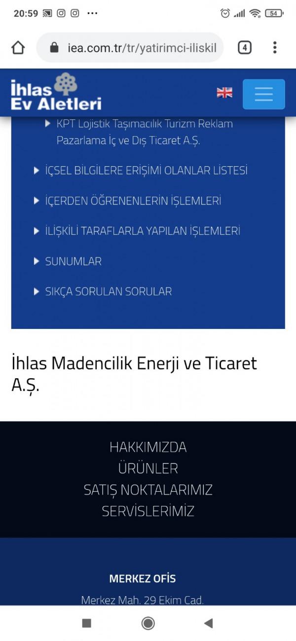 Ihlas Hisse Yorum Grafik Ve Analizi 27 Ekim Sali 2020 Finanscepte